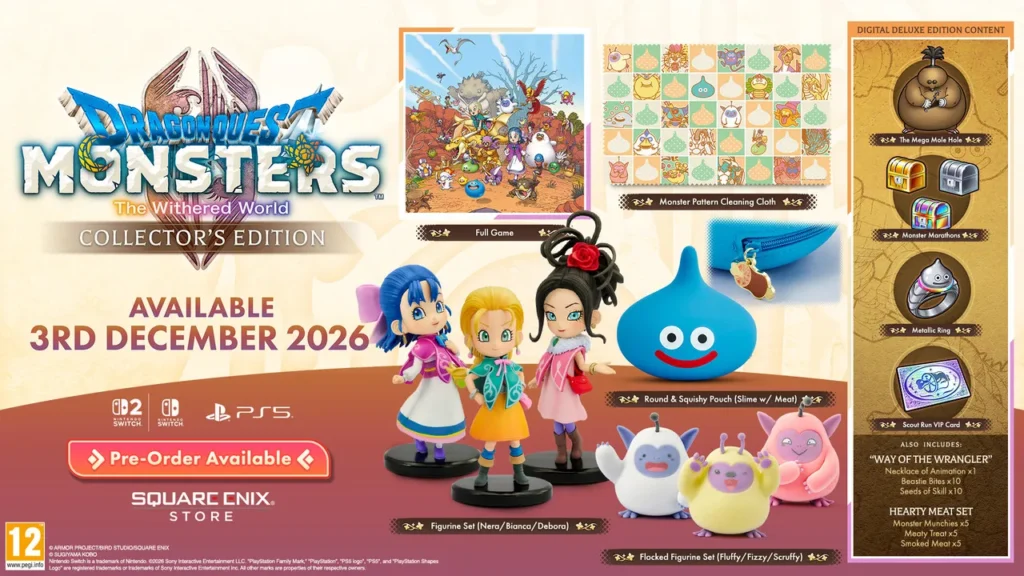 DRAGON QUEST MONSTERS: El reino marchito Collector's Edition PS5 Switch