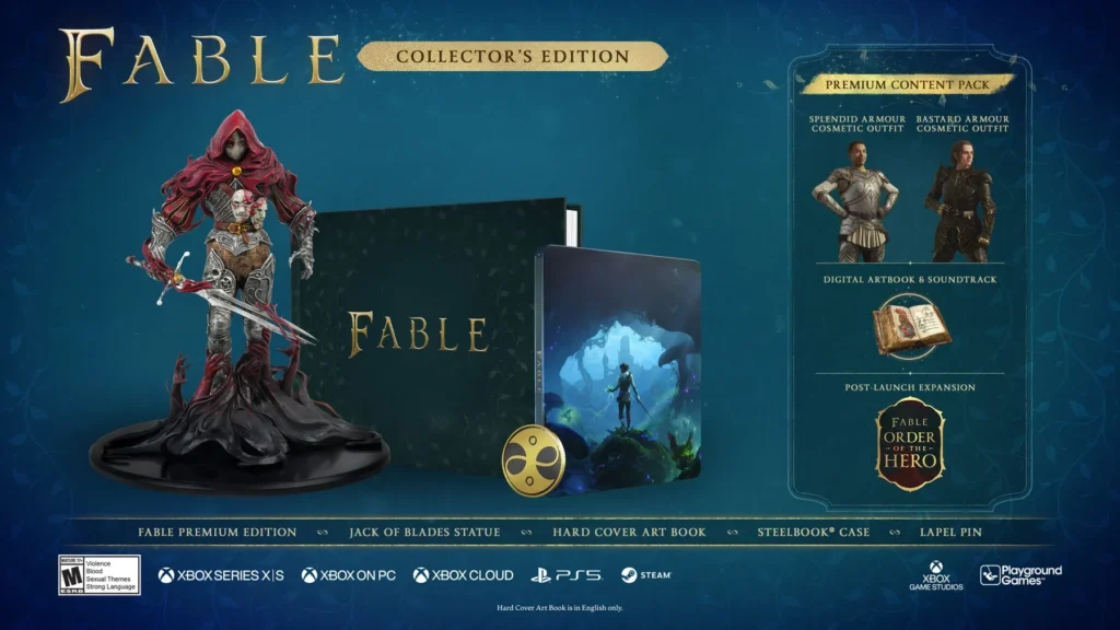 Fable Collector's Edition PS5 Xbox PC