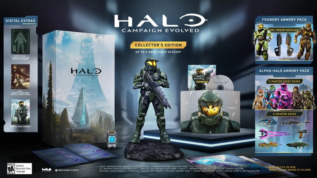 Halo Campaign Evolved Collector's Edition PS5 Xbox Series X PC