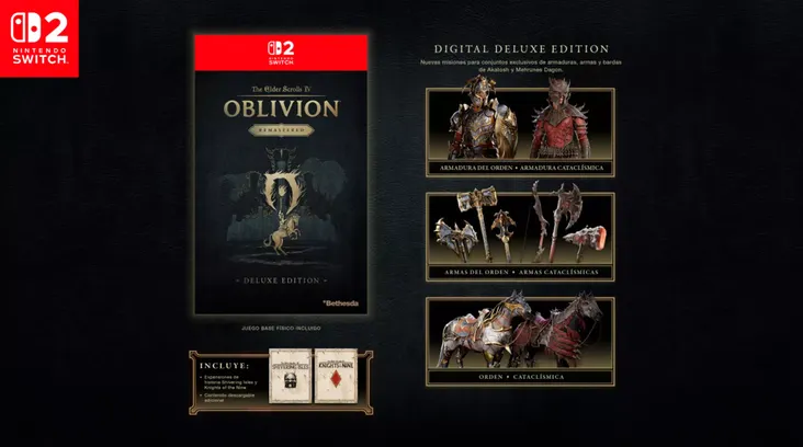 The Elder Scrolls IV: Oblivion Remastered portada laedicionespecial.es