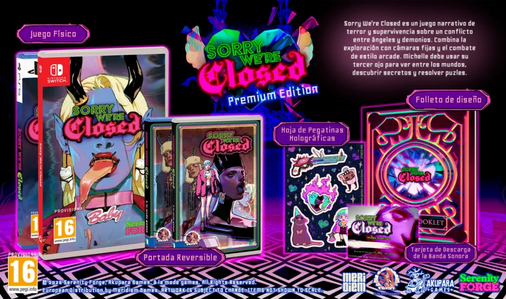 Sorry We’re Closed Premium Edition Switch PS5