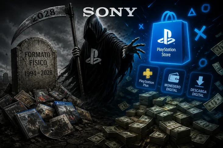 SONY dejará el formato físico en 2028