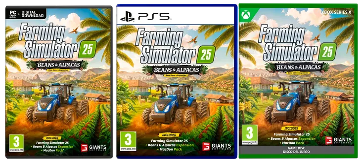 Farming Simulator 25: Beans & Alpacas Edition portada laedicionespecial.es