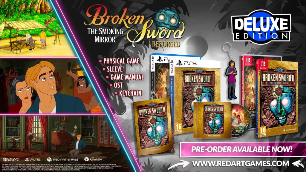 Broken Sword - Las Fuerzas del Mal: Reforged Deluxe Edition PS5 Switch