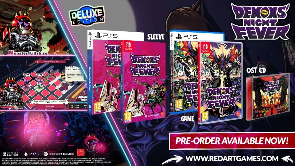 Demons' Night Fever Deluxe Edition PS5 Nintendo Switch