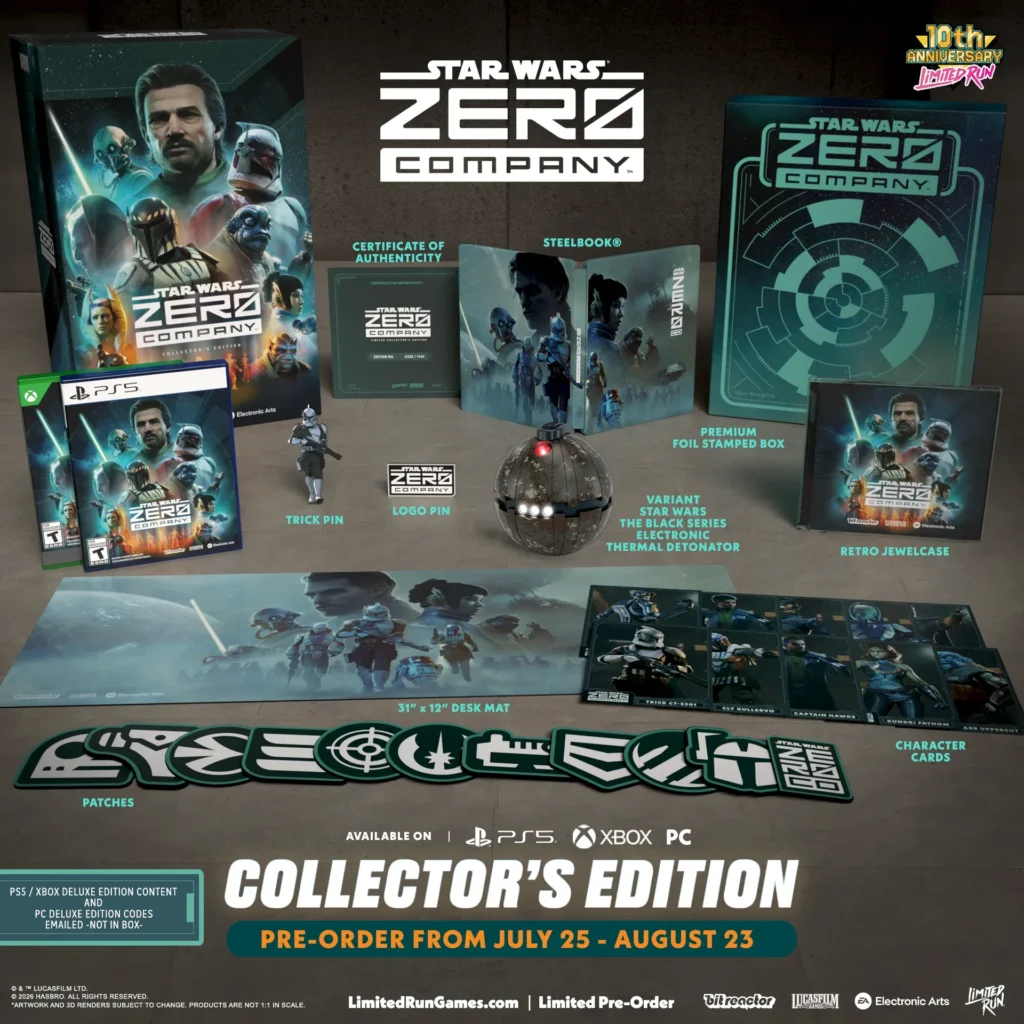 STAR WARS Zero Company Collector's Edition PS5 Xbox Series X PC Steam