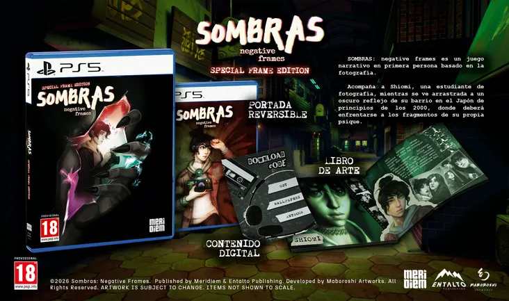 SOMBRAS: Negative Frames portada laedicionespecial.es
