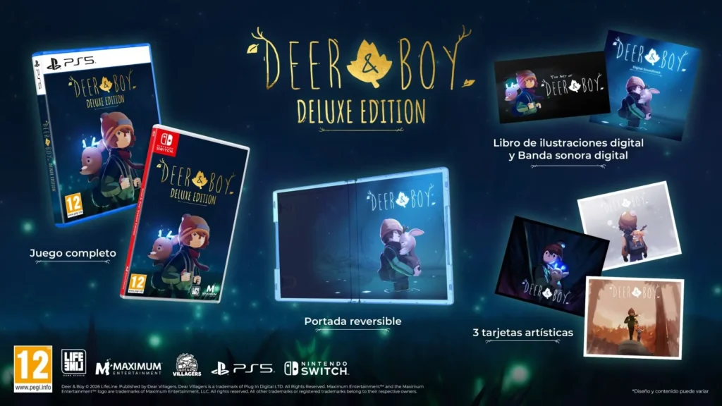 Deer & Boy Deluxe Edition PS5 Switch