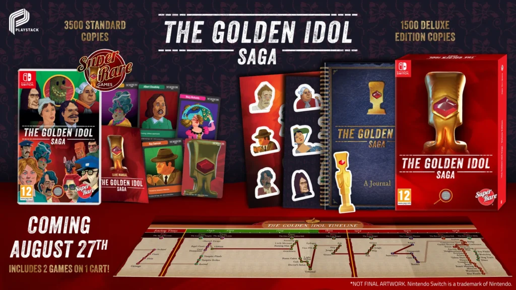 The Golden Idol Saga Deluxe Edition Switch