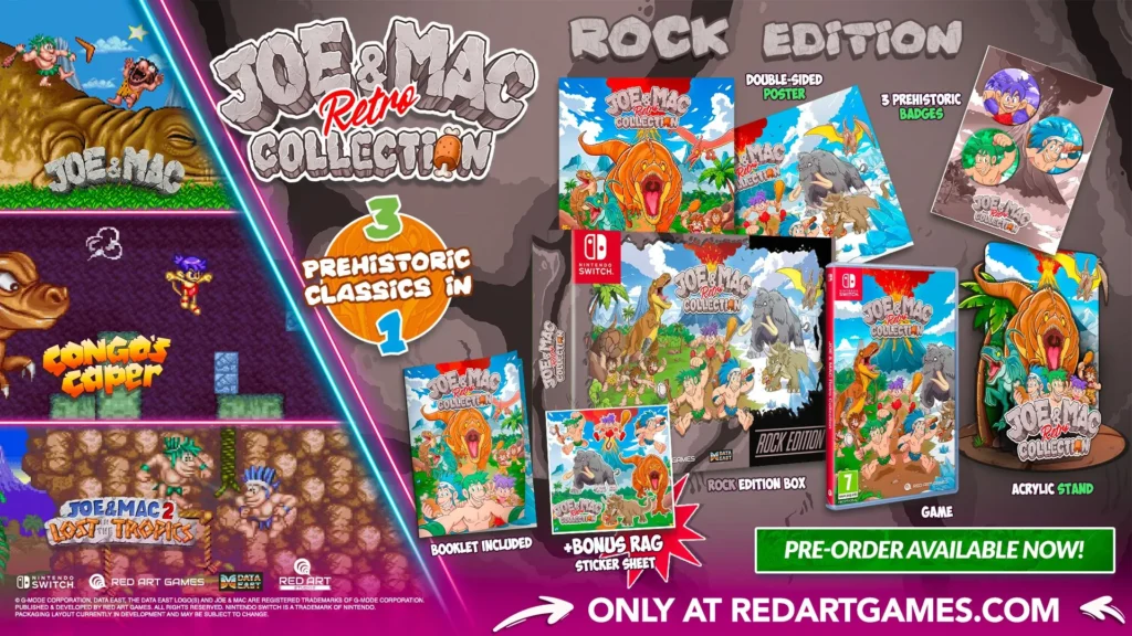 de Joe & Mac Retro Collection Collector's Edition PS5 Switch