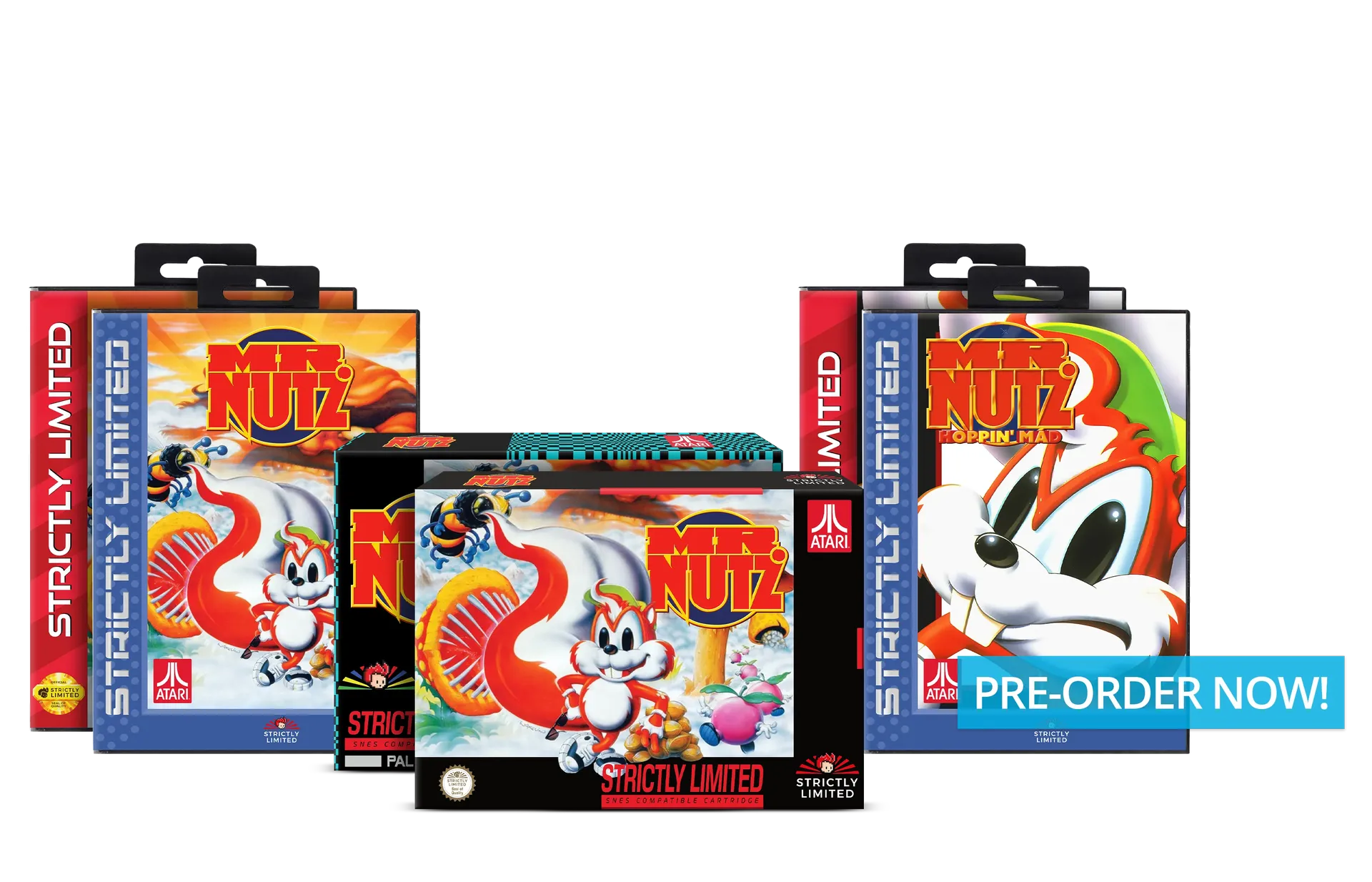 Mr. Mutz & Mr. Nutz Hoppin' Mad SNES Genesis MegaDrive
