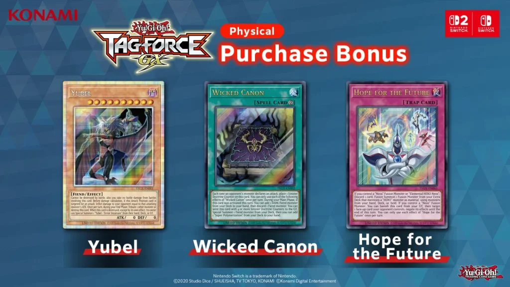 Yu-Gi-Oh! TAG FORCE GX Edición Física Nintendo Switch SW2