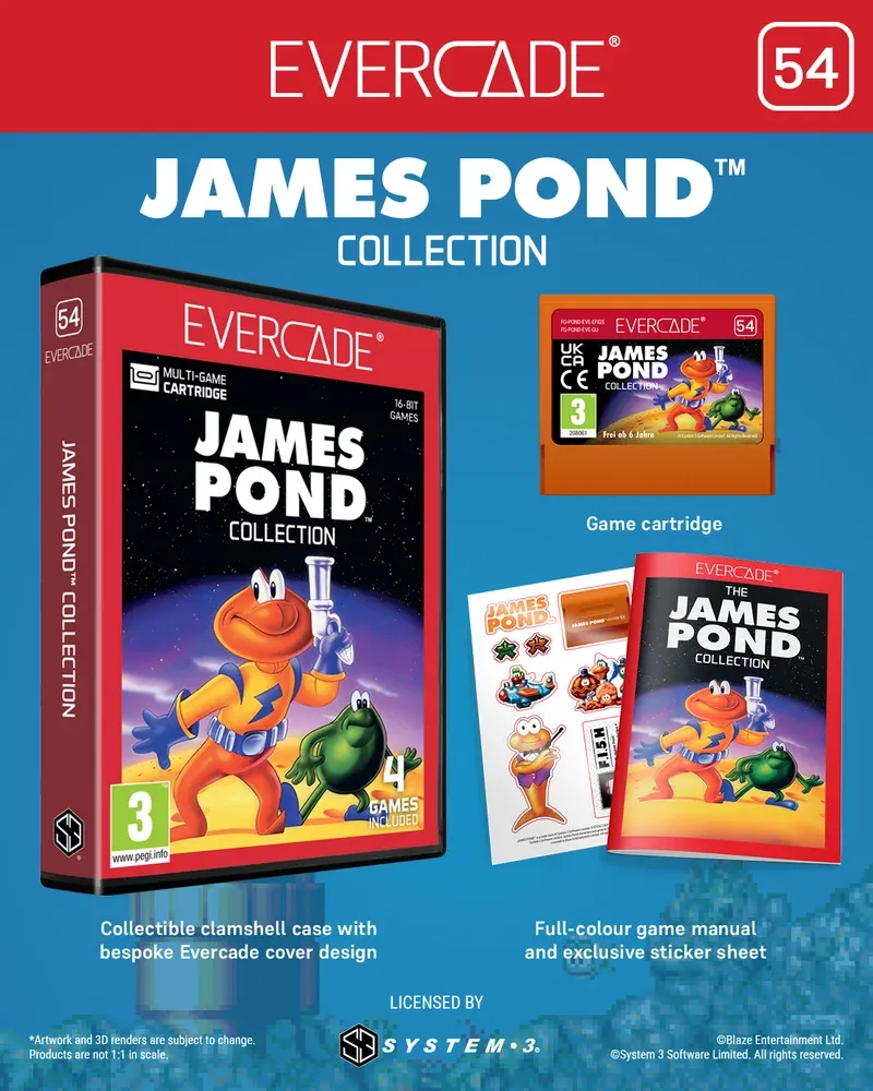 James Pond Collection Cartucho Evercade
