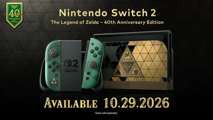Nintendo Switch 2 – The Legend of Zelda 40th Anniversary Edition portada laedicionespecial.es