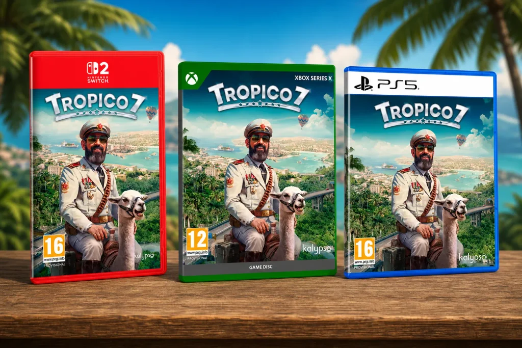 Tropico 7 PS5 Xbox Series X Nintendo Switch 2