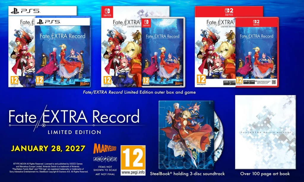 Fate/EXTRA Record Limited Edition PS5 Switch Switch 2
