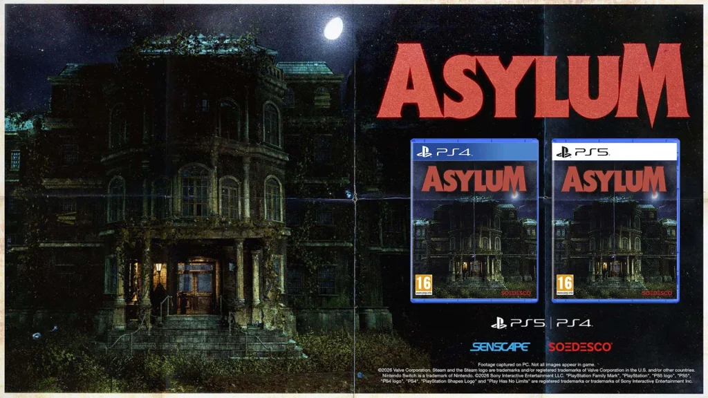 ASYLUM edición física PS4 PS5