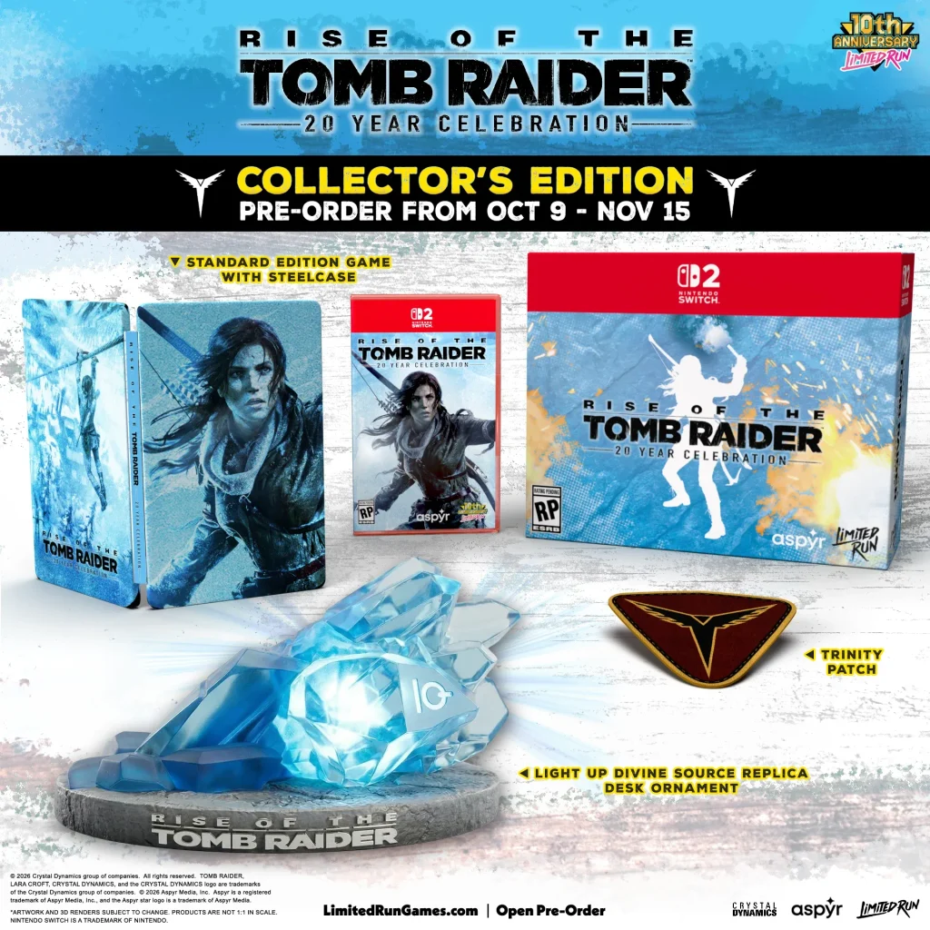 Rise of the Tomb Raide Collector's Edition Nintendo Switch 2